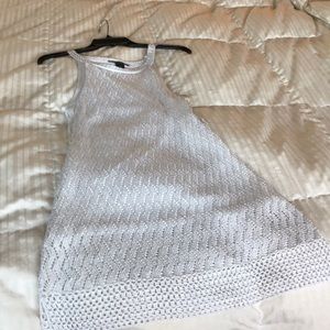 White House black market knit lined dressy top